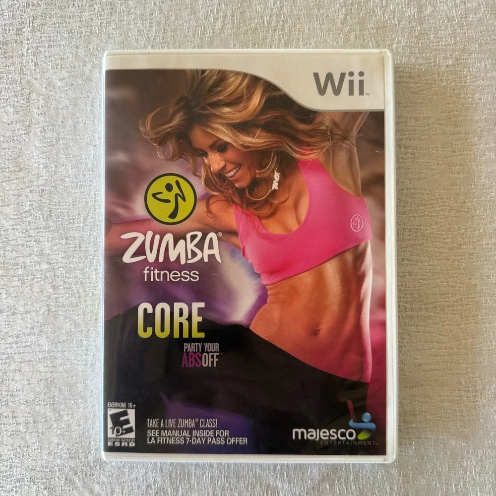 Zumba Fitness Core Nintendo Wii Game with Fitness Belt Manual Complete CIB